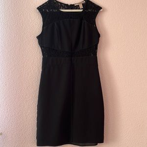 Black Lace Cutout Dress